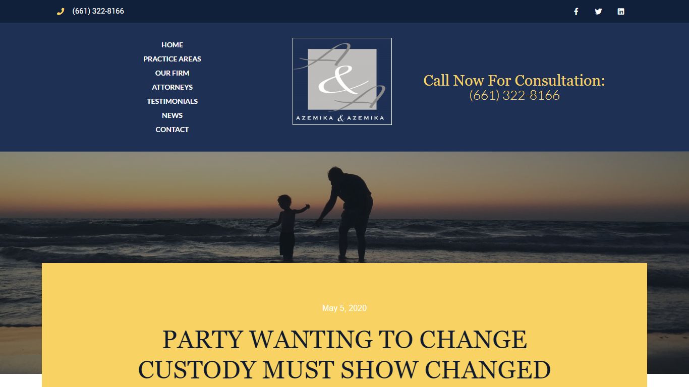 Kern County Child Custody | Change of Custody - azemikalaw.com